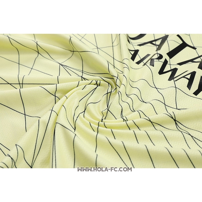 Chandal del Paris Saint-Germain Jordan 2023-2024 Manga Corta Amarillo - Pantalon Corto